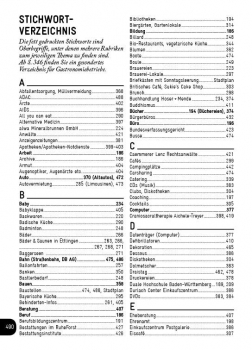 Stichwortverzeichnis, Stadtbuch 2016