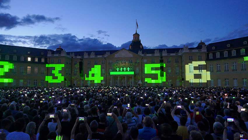 Kraftwerk-Konzert in Karlsruhe